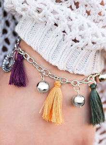 Paparazzi "Color Me Tassels" Multi Bracelet Paparazzi Jewelry