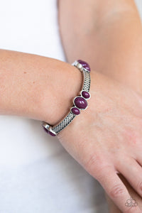 Paparazzi "Instant Zen" Purple Bracelet Paparazzi Jewelry