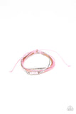 Paparazzi "Interstellar Iridescence" Pink Bracelet Paparazzi Jewelry