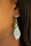 Paparazzi "Leaf It To Fate" Green Earrings Paparazzi Jewelry