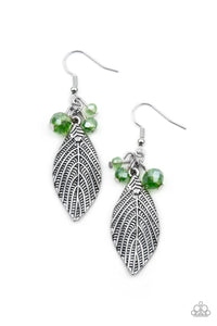 Paparazzi "Leaf It To Fate" Green Earrings Paparazzi Jewelry