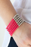 Paparazzi "LAYER It On Thick" Pink Bracelet Paparazzi Jewelry