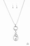 Paparazzi "Lookin Like A Million" White Necklace & Earring Set Paparazzi Jewelry