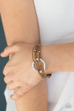 Paparazzi "Magnetic Muse" Brown Bracelet Paparazzi Jewelry