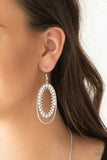 Paparazzi "Marry Into Money" White Earrings Paparazzi Jewelry