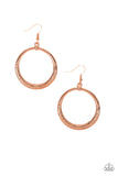 Paparazzi "Modern Shimmer" Copper Earrings Paparazzi Jewelry