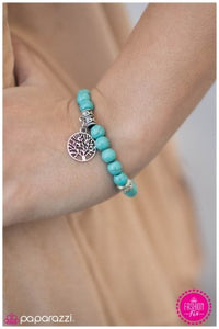 Paparazzi "Natural Beauty" Blue Turquoise Bracelet Paparazzi Jewelry