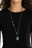 Paparazzi "Never a Dull Moment" Brass Necklace & Earring Set Paparazzi Jewelry