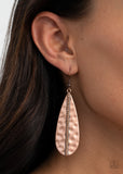 Paparazzi "On The UP And Upscale" Copper Earrings Paparazzi Jewelry