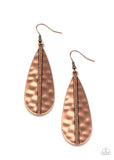 Paparazzi "On The UP And Upscale" Copper Earrings Paparazzi Jewelry