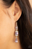 Paparazzi "Outstanding Opulence" Purple Earrings Paparazzi Jewelry