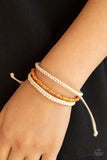 Paparazzi "Refreshingly Rural" Orange Bracelet Paparazzi Jewelry