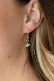 Paparazzi "Roaming The Riverwalk" Green Necklace & Earring Set Paparazzi Jewelry