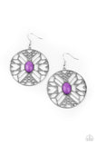 Paparazzi "Southwest Walkabout" Purple Earrings Paparazzi Jewelry