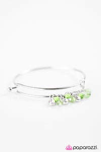 Paparazzi "Spring Sensation" Green Bracelet Paparazzi Jewelry