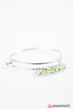 Paparazzi "Spring Sensation" Green Bracelet Paparazzi Jewelry