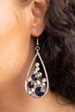 Paparazzi "Tempest Twinkle" Purple Earrings Paparazzi Jewelry