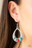 Paparazzi "Terra-Terrific" Multi Earrings Paparazzi Jewelry