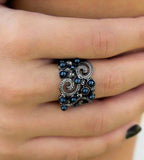 Paparazzi "The Night Sky" FASHION FIX Blue Ring Paparazzi Jewelry