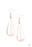 Paparazzi  "The Drop Off" Copper Earrings Paparazzi Jewelry