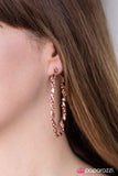 Paparazzi "Twister" Copper Earrings Paparazzi Jewelry