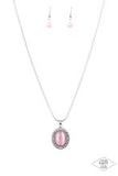 Paparazzi "Western Plains" Pink Exclusive Necklace & Earring Set Paparazzi Jewelry