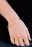 Paparazzi "Give Me Time" Copper Infinity Bracelet Paparazzi Jewelry