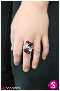 Paparazzi "A Born Romantic" Purple Ring Paparazzi Jewelry