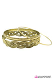 Paparazzi "A BRAID New World" Brass Bracelet Paparazzi Jewelry