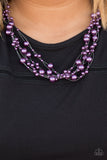 Paparazzi "Absolutely Fab-YOU-lous!" Purple Necklace & Earring Set Paparazzi Jewelry