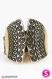 Paparazzi "Abstract ARTisan" Brass Ring Paparazzi Jewelry