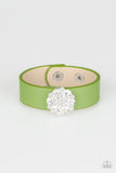 Paparazzi VINTAGE VAULT "Show-Stopper" Green Wrap Bracelet Paparazzi Jewelry