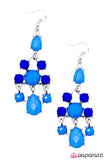 Paparazzi "A Change Of Pace - Blue" earring Paparazzi Jewelry