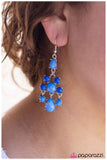 Paparazzi "A Change Of Pace - Blue" earring Paparazzi Jewelry