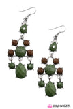 Paparazzi "A Change of Pace - Green" earring Paparazzi Jewelry