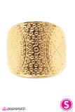 Paparazzi "A Change Of Scenery" Gold Ring Paparazzi Jewelry