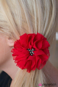 Paparazzi "A Clean Slate" Red Hair Clip Paparazzi Jewelry