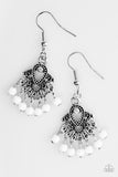 Paparazzi "A COAST Call - White" earring Paparazzi Jewelry