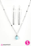 Paparazzi "A Colorful Life" Blue Necklace & Earring Set Paparazzi Jewelry