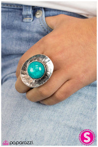 Paparazzi "Across The Cosmos" Blue Ring Paparazzi Jewelry