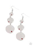 Paparazzi "Poshly Polished" Red Earrings Paparazzi Jewelry