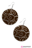 Paparazzi "A Dizzy Spell" Brown Earrings Paparazzi Jewelry