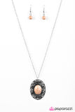 Paparazzi "Adjust Your ALTITUDE" Brown Necklace & Earring Set Paparazzi Jewelry