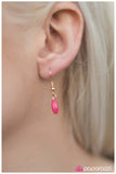 Paparazzi "A Double Shot" Pink Necklace & Earring Set Paparazzi Jewelry
