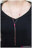 Paparazzi "A Double Shot" Pink Necklace & Earring Set Paparazzi Jewelry