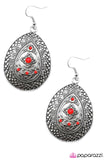 Paparazzi "A Drop In The Bucket" Red Earrings Paparazzi Jewelry