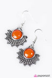 Paparazzi "Adventure Is Out There" Orange Earrings Paparazzi Jewelry