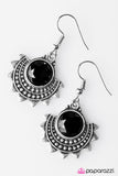 Paparazzi "Adventure is Out There - Black" earring Paparazzi Jewelry