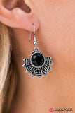 Paparazzi "Adventure is Out There - Black" earring Paparazzi Jewelry