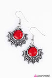 Paparazzi "Adventure Is Out There - Red" earring Paparazzi Jewelry